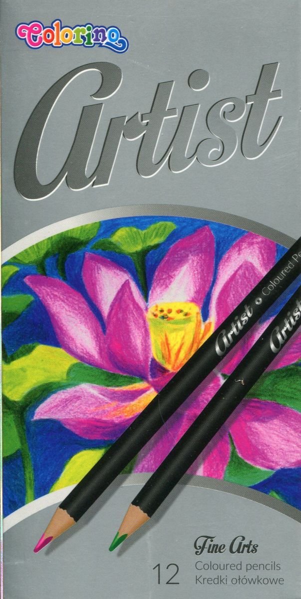 Colorino Kredki ołówkowe okrągłe COLORINO ARTIST 12 kolorów PATIO