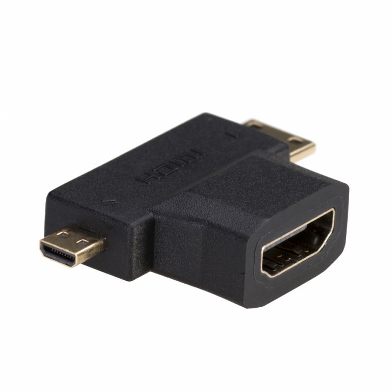 Akyga Akyga adapter hdmi f mini hdmi m + micro hdmi m ak-ad-23 ak-ad-23 AK-AD-23