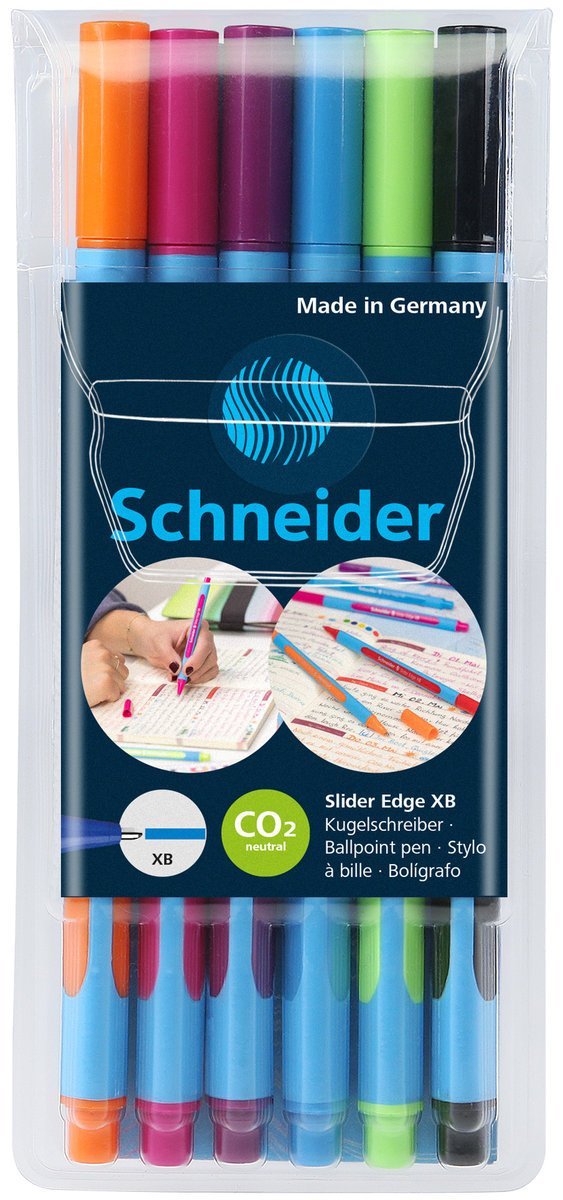 Schneider Długopis Slider Edge XB 6 kolorów