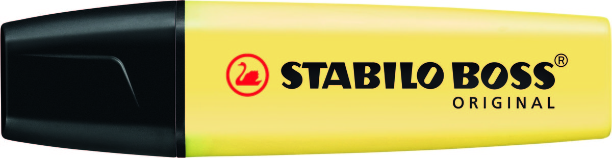 Stabilo Zakreślacz BOSS pastelowy żółty