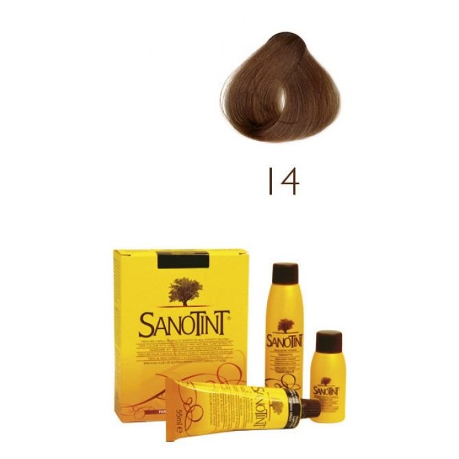 Sanotint Classic, farba do włosów na bazie ekstraktów roślinnych i witamin 14 Dark Blonde, 125 ml