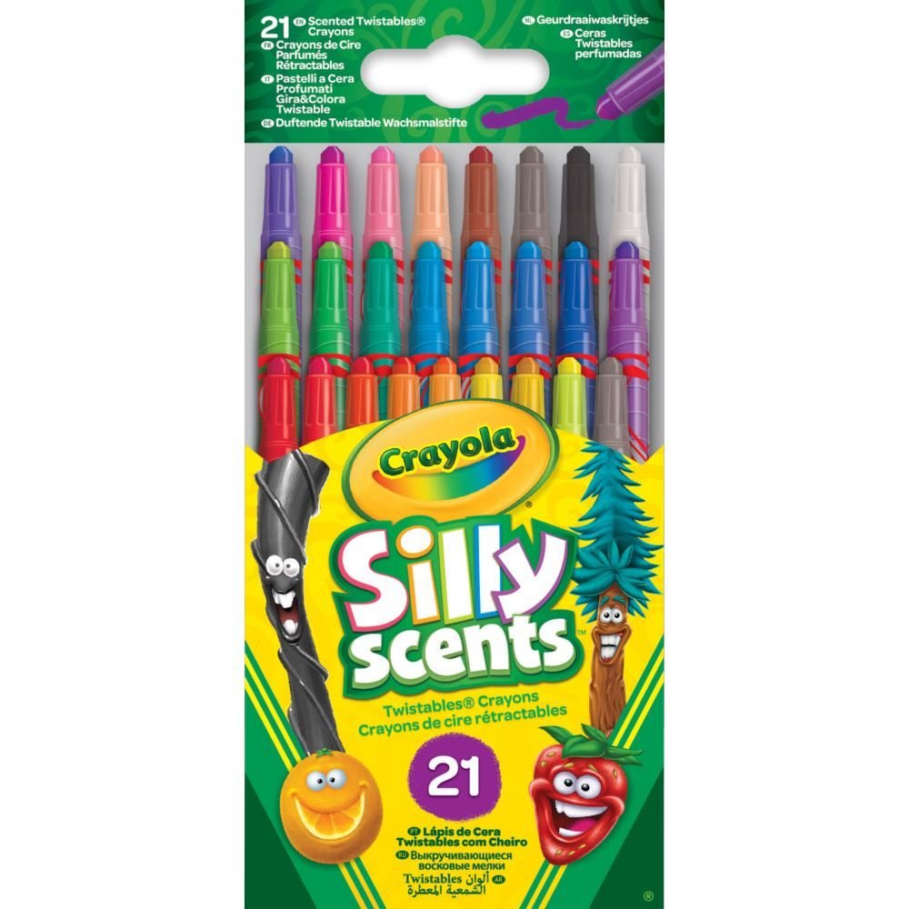 Crayola kredki wykręcane, Silly Scents Mini, 21 sztuk