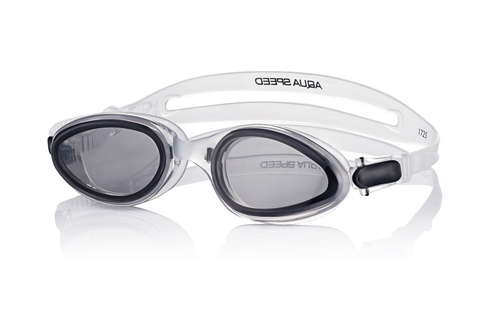Aqua Speed AquaSpeed, Okulary pływackie, Sonic Jr, transparentne z ciemnymi szkłami