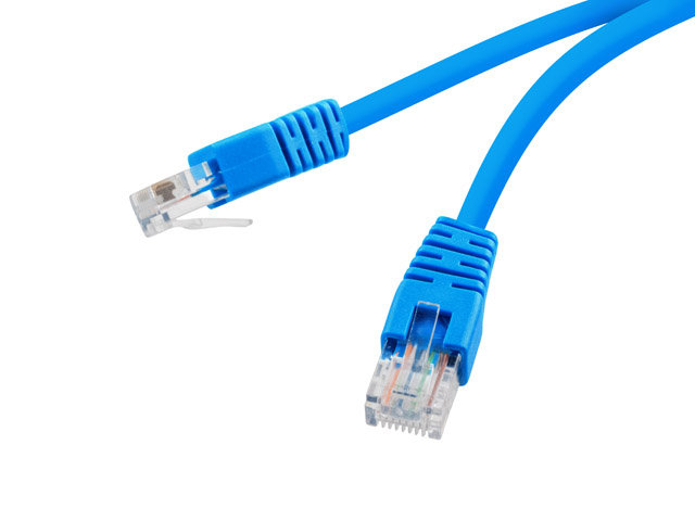 Gembird Patchcord RJ45,KAT.5e,UTP, 0,25M, NIEBIESKI- (PP12-0.25M/B)