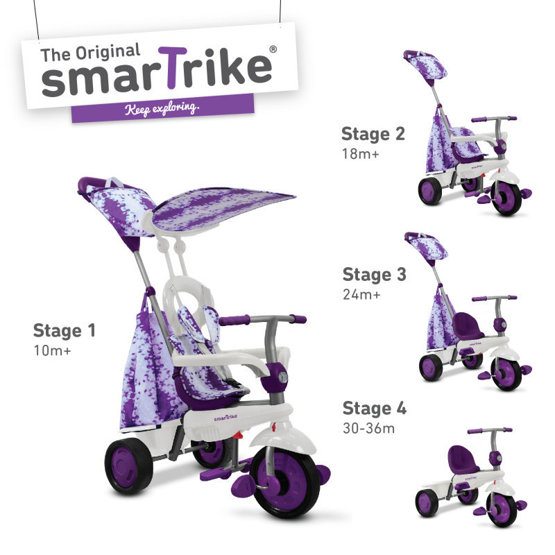 Smart Trike Spirit fioletowy