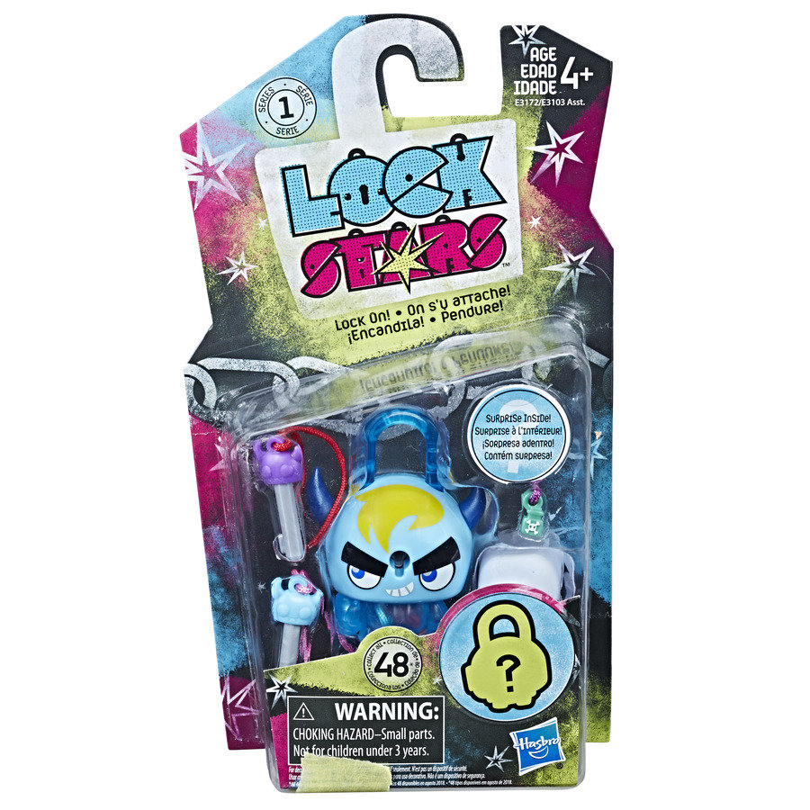 Hasbro Lock Stars, figurka Blue Horned Monster, E3103/E3172