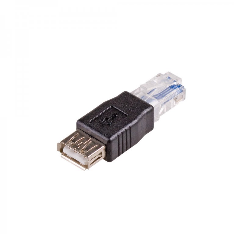 Akyga Akyga Przejściówka AK-AD-27 USB żeński-męski USB RJ45