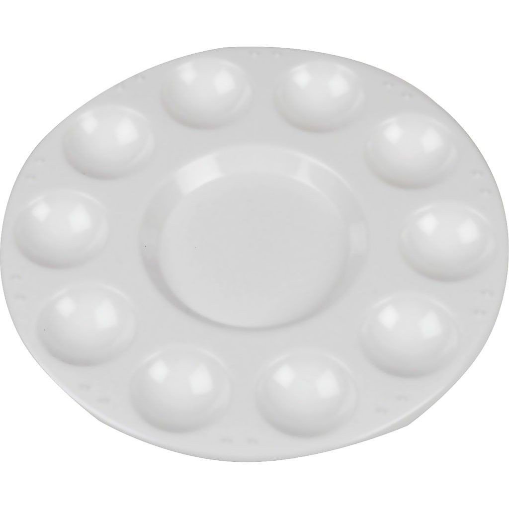 Creativ Company A/S Paleta plastikowa, okrągła