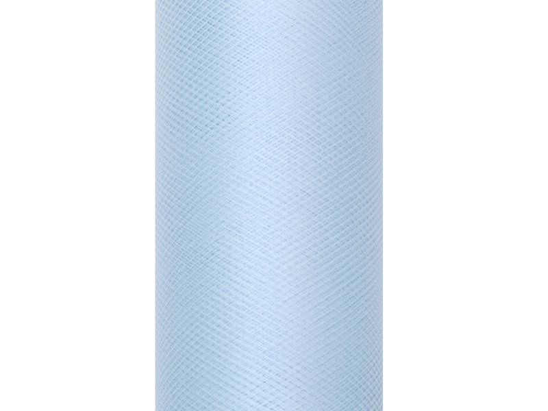 PartyDeco Tiul gładki, błękitny, 0,15 x 9 m TIU15-011