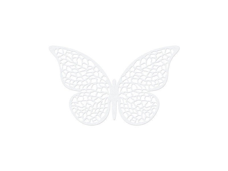 PartyDeco Dekoracje papierowe Motyl, 6,5 x 4cm, 1op. ZPM2M