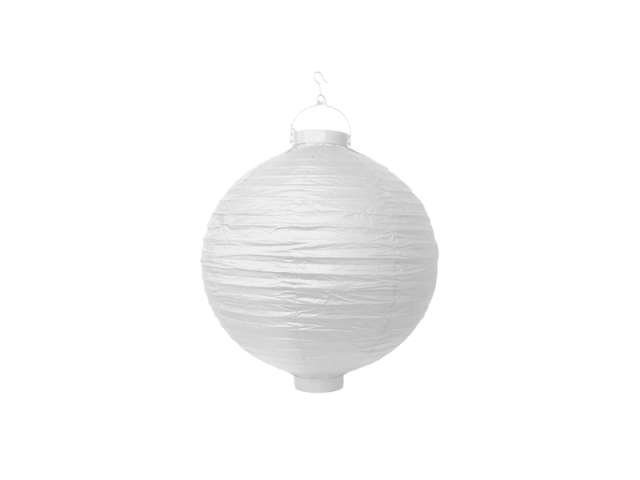 Lampion papierowy, biały, 20cm, 1szt. LAO20-008