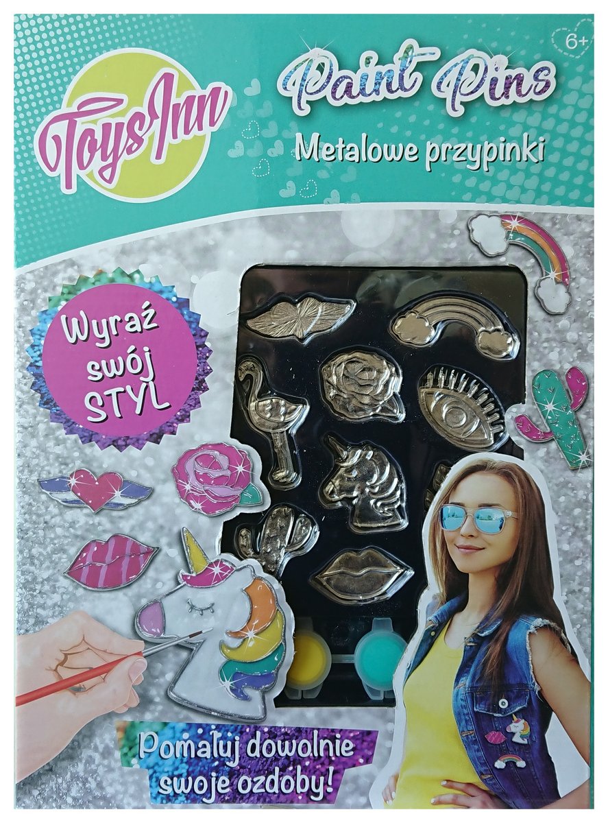 Stnux Zestaw metalowych przypinek STnux