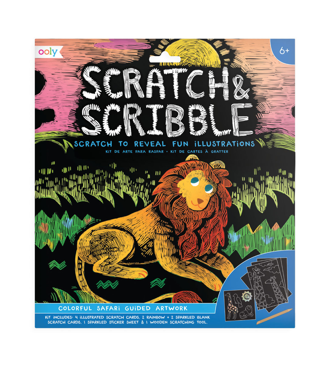 Scratch KOLOROWE BALONIKI Zdrapywanki amp Scribble Safari