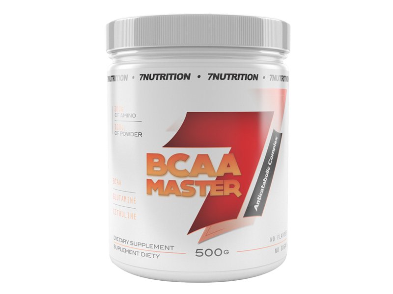 Zdjęcia - Aminokwasy 7 Nutrition BCAA Master - 500g - Lemon -  