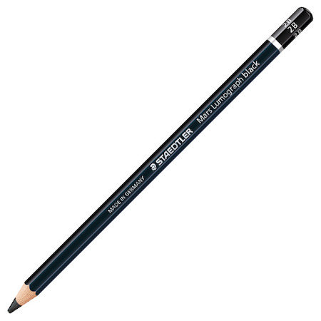 Staedtler GDD Grupa Dystrybucyjna Daccar ołówek Mars Lumograph, sześciokątny, czarna obudowa, 2B