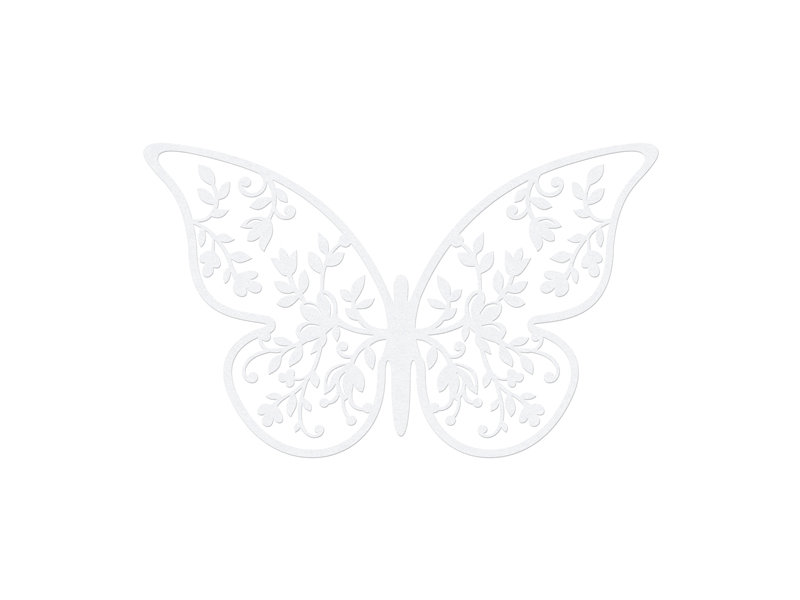 Dekoracje papierowe Motyl, 8 x 5cm, 1op. ZPM1D