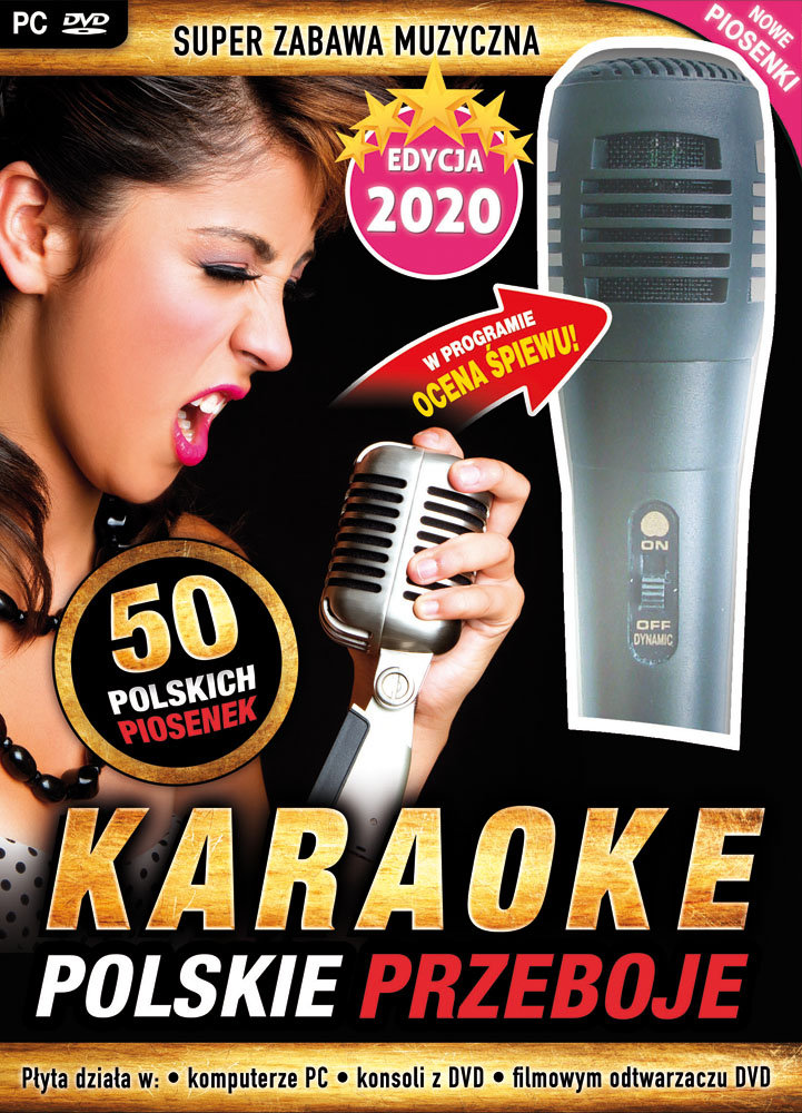 Karaoke Polskie Przeboje Edycja 2020 Z Mikrofonem Pc-Dvd)