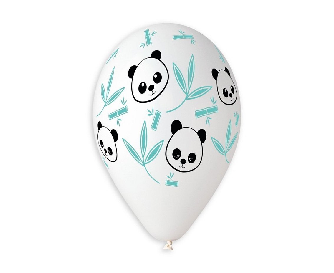 Godan Balony Premium Hel Panda i bambus 13cali 5szt.