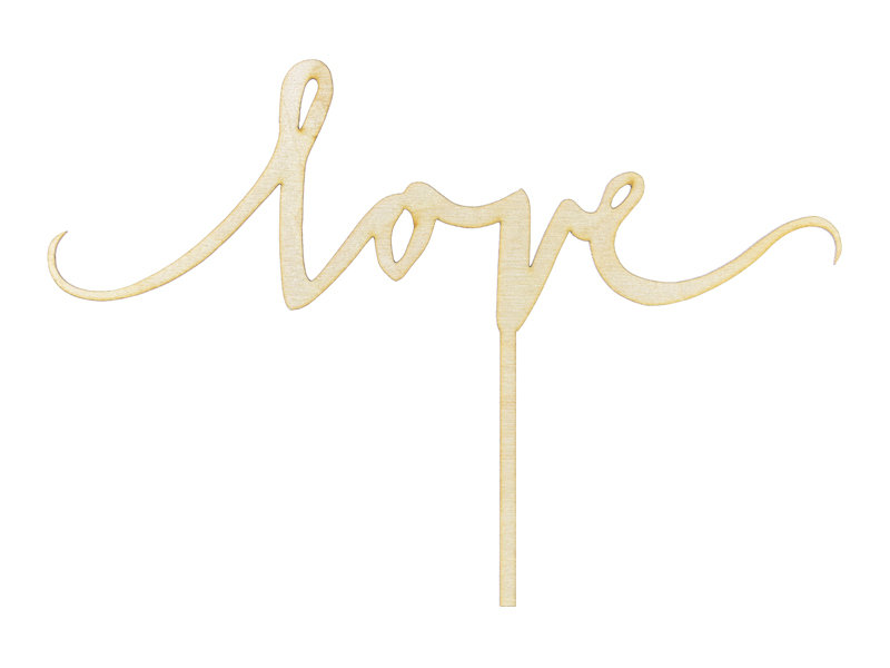 Party Deco Topper na tort Love - 16 cm KPT50-100