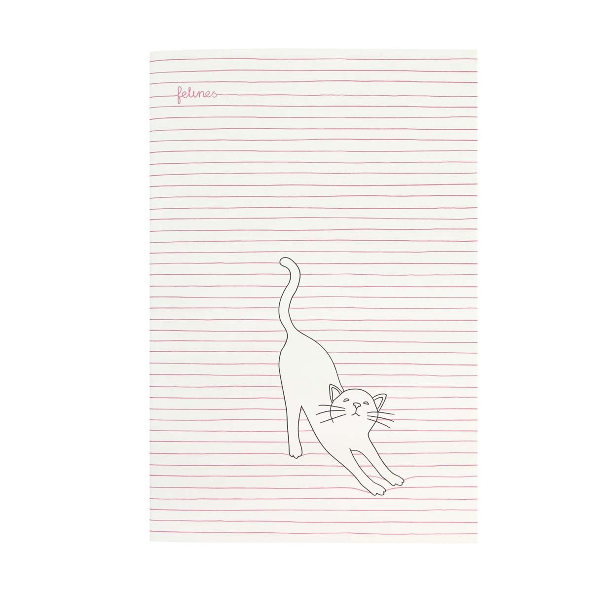 Santoro Średni Zeszyt Stay Pawsitive Pink)