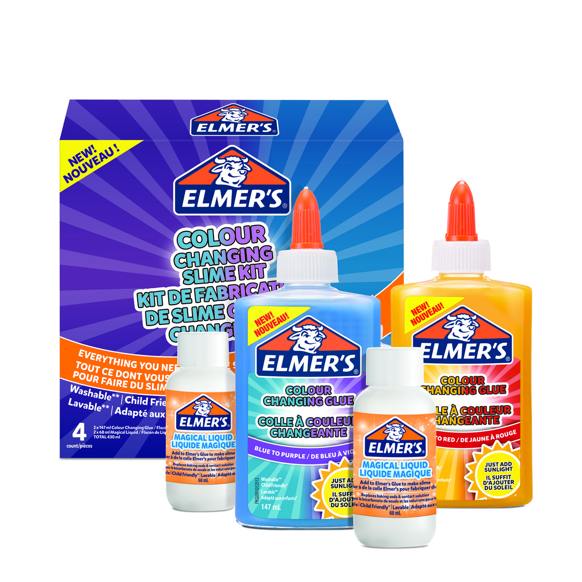 Elmer's Elmers color changing slime kit 2109487 PROMOCJA! 2109487