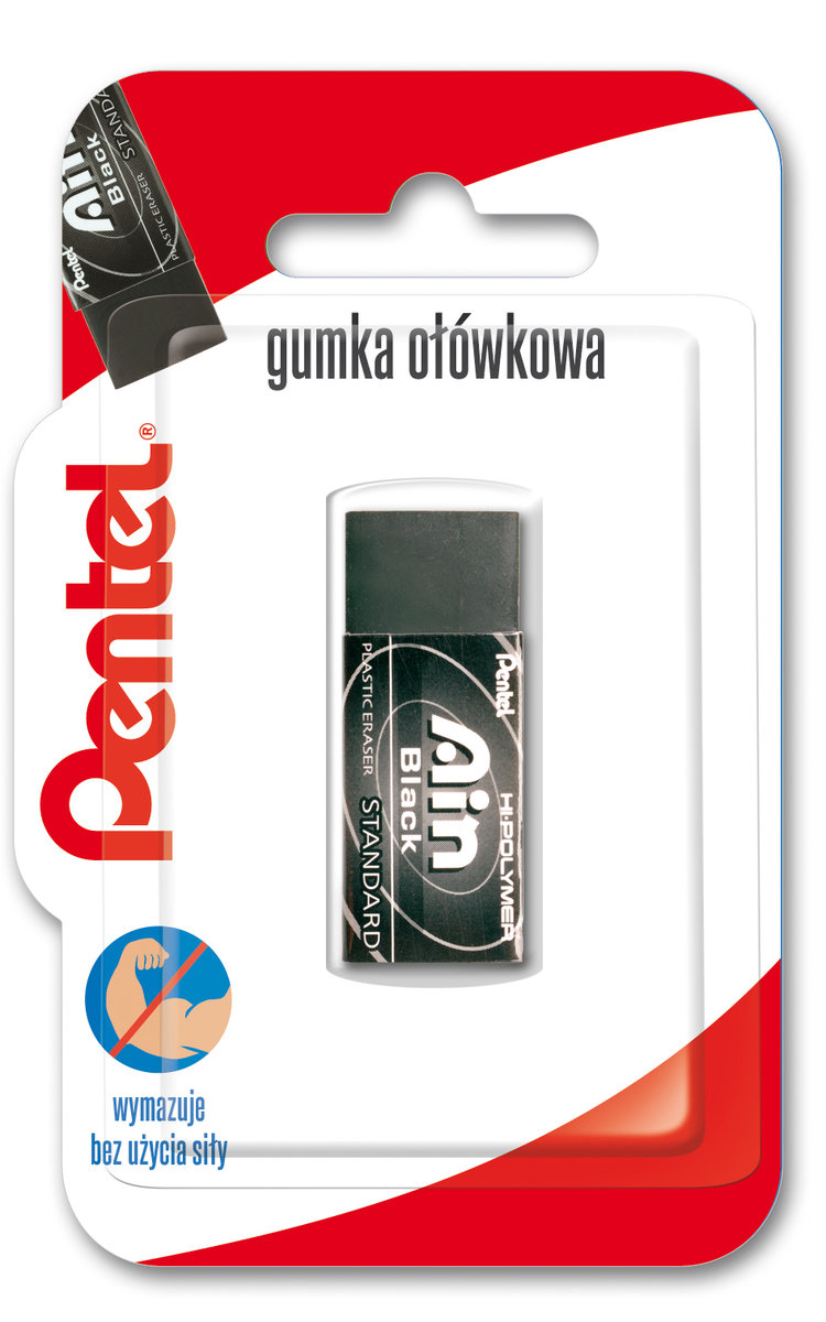 Gumka ołówkowa czarna Hi-Polymer