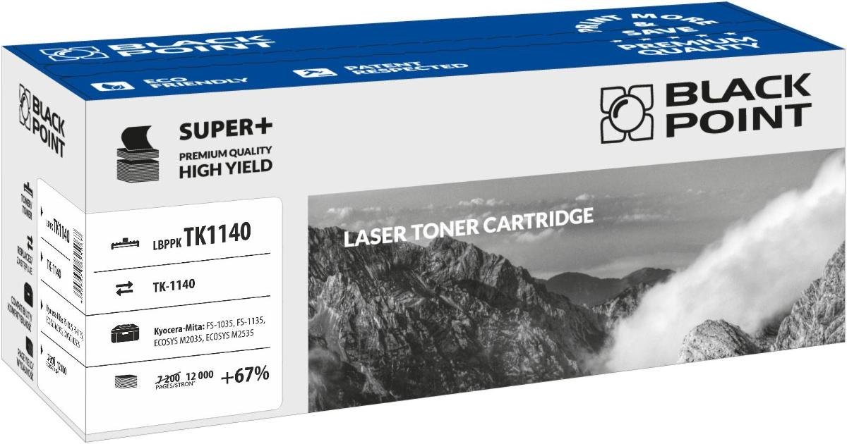 Black Point TK-1140 Kyocera zamiennik Toner Kyocera FS 1035, FS 1135; ECOSYS M2035, ECOSYS M2535 LBPPKTK1140