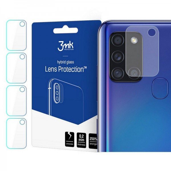 3MK Szkło na aparat Hybrid Glass Lens Protection dla Galaxy A21s