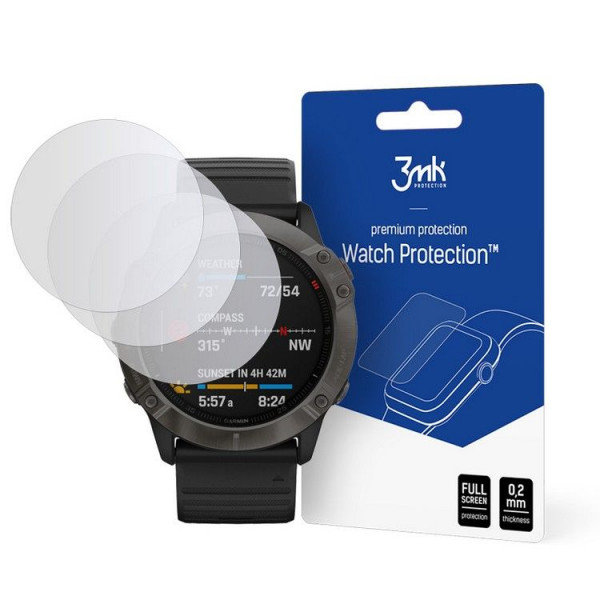 Garmin Fenix 6X Szkło ochronne 3 szt - 3mk Watch Protection FlexibleGlass Lite RATY | GRATIS WYSYŁKA | GRATIS ZWROT DO  1 ROKU | 100% ORYGINAŁ!!