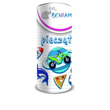 Beniamin Pieczątki drewniane dla chłopców 12el.