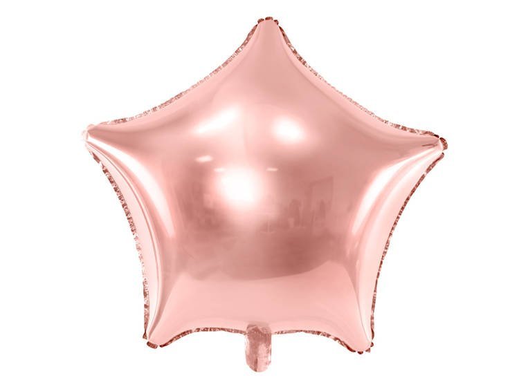 Partydeco Balon foliowy Gwiazdka 70cm różowe złoto FB78M-019R FB78M-019R