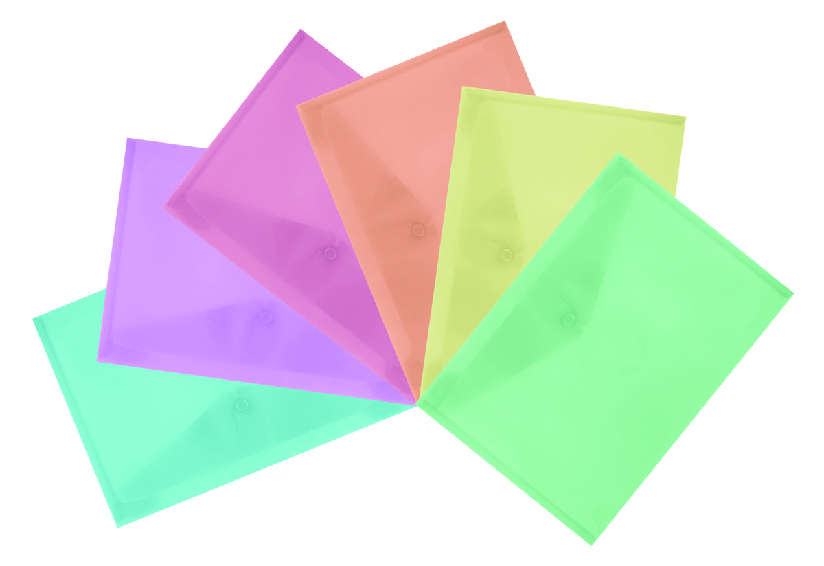 Teczka Kopertowa Pp A4 Na Zatrz Mix Pastel