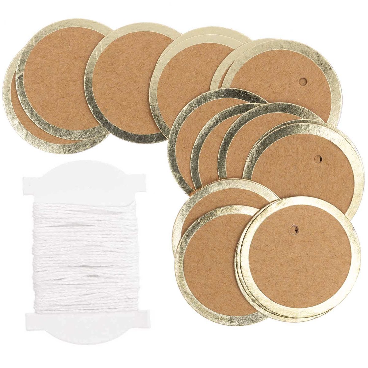 Zawieszki dekoracyjne, koła kraftowe