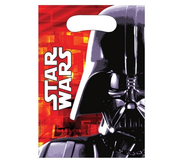 Procos Nowy Party-torebki Darth Vader, 6 szt.