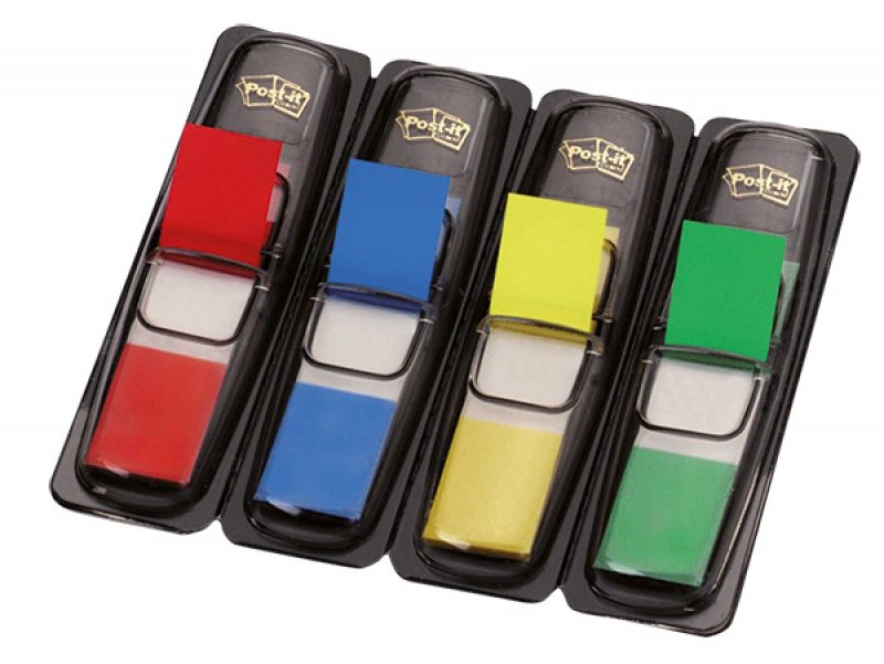 Zakładki Post-It Wąskie 12 X 43 Mm 683-4 4 Kolory Po 35 Szt.