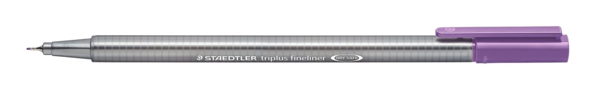 Staedtler, Cienkopis trójkątny triplus®, liliowy, 0.3 mm