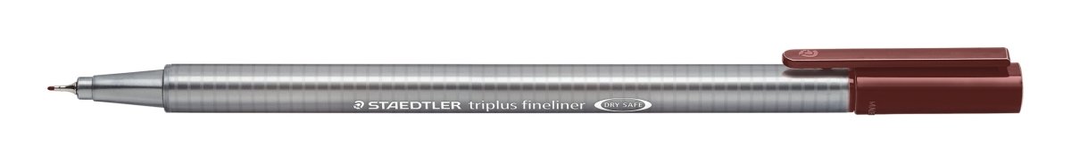 Staedtler, Cienkopis trójkątny triplus®, czekoladowy, 0.3 mm