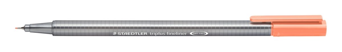 Staedtler, Cienkopis trójkątny triplus, łososiowy, 0.3 mm