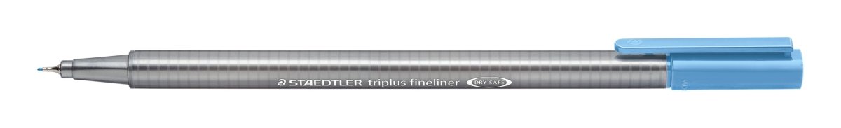 Staedtler, Cienkopis trójkątny triplus®, jasny lazur, 0.3 mm