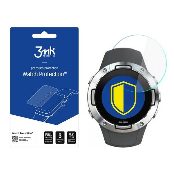 Suunto 5 Szkło ochronne 3 szt - 3mk Watch Protection FlexibleGlass Lite RATY | GRATIS WYSYŁKA | GRATIS ZWROT DO  1 ROKU | 100% ORYGINAŁ!!