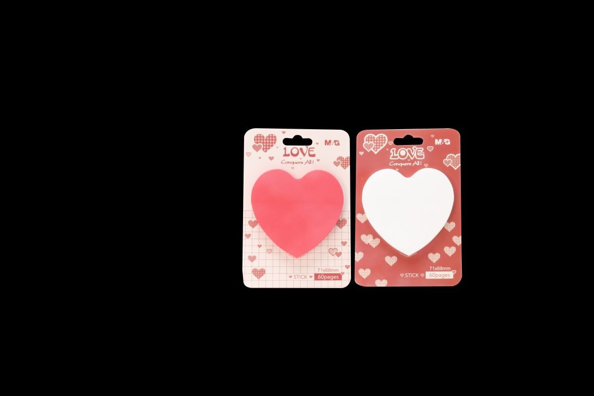 M&G, Karteczki samoprzylepne Love, 7.1 x 6.8 cm, 60 arkuszy