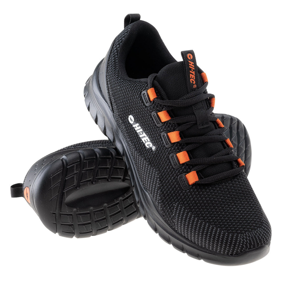 Męskie Buty HI-TEC HERAMI 46915-BLK/DA GR/OR – Czarny