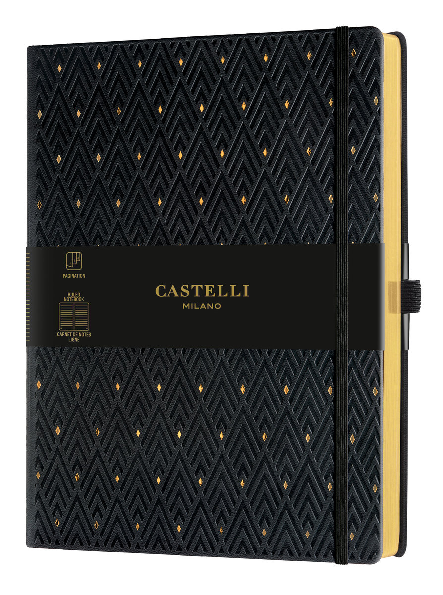 Notes Castelli Diamond Gold 25X19 L