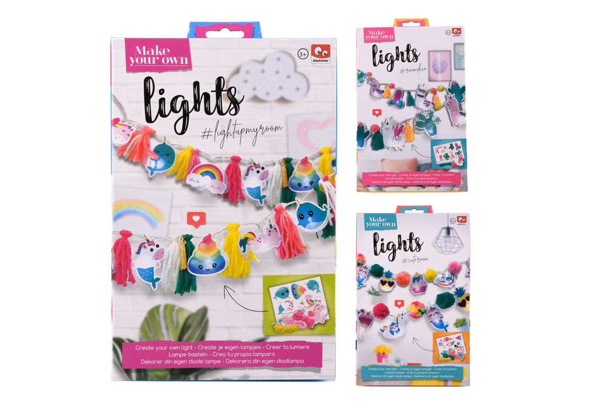 Canenco MAKE YOUR OWN stwórz własną lampkę LED 3 wzory 60185