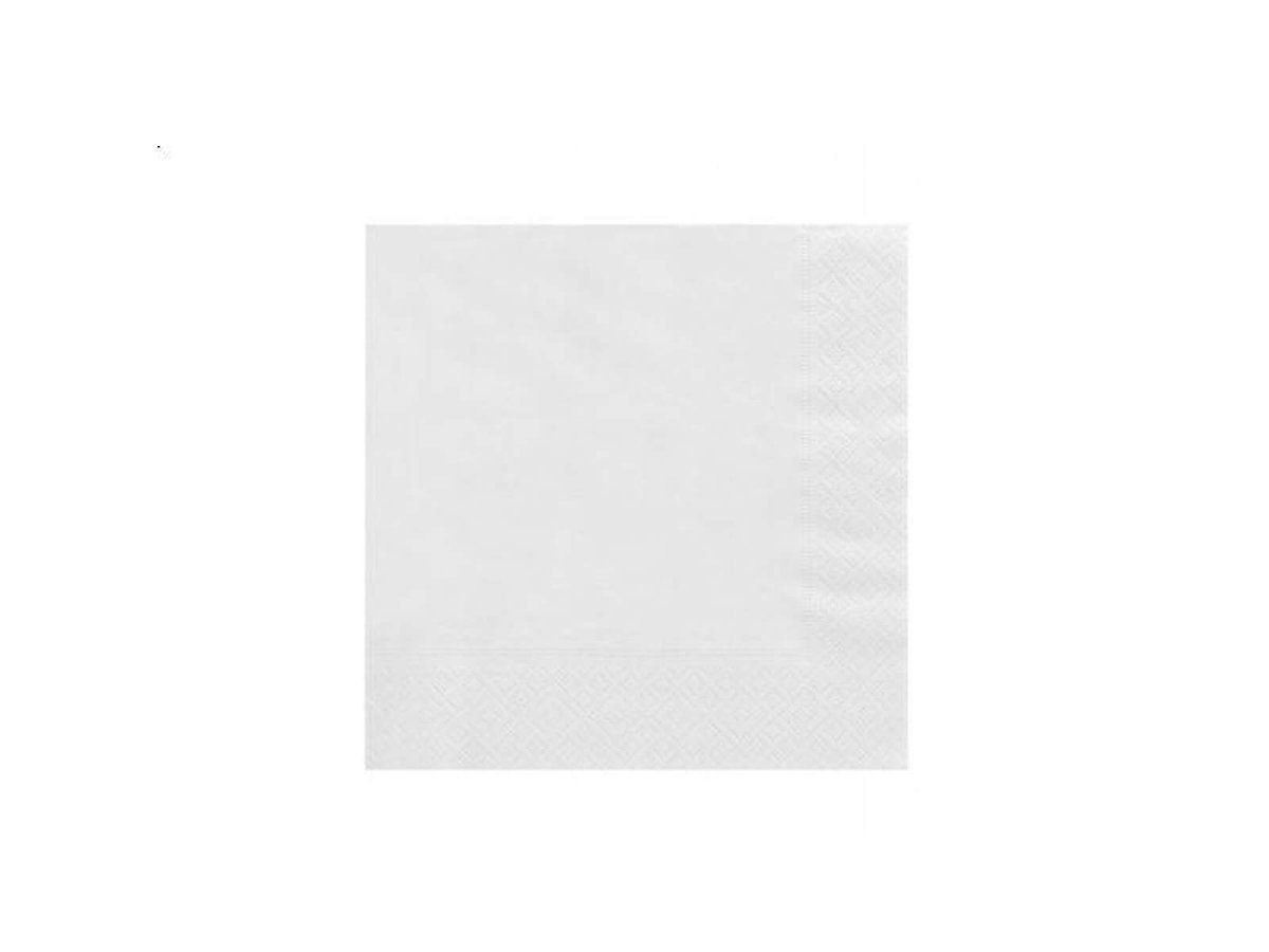 PAW Serwetki Decor Lunch białe SDL110100