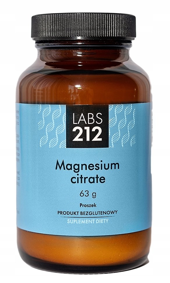 LABS212 LABS212 Magnesium citrate (Cytrynian magnezu) 63g