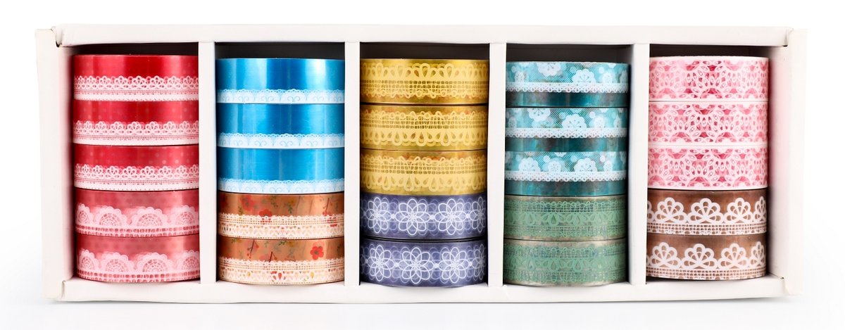 Taśma ozdobna klejąca, Washi Tape Pet Narcissus 1 szt
