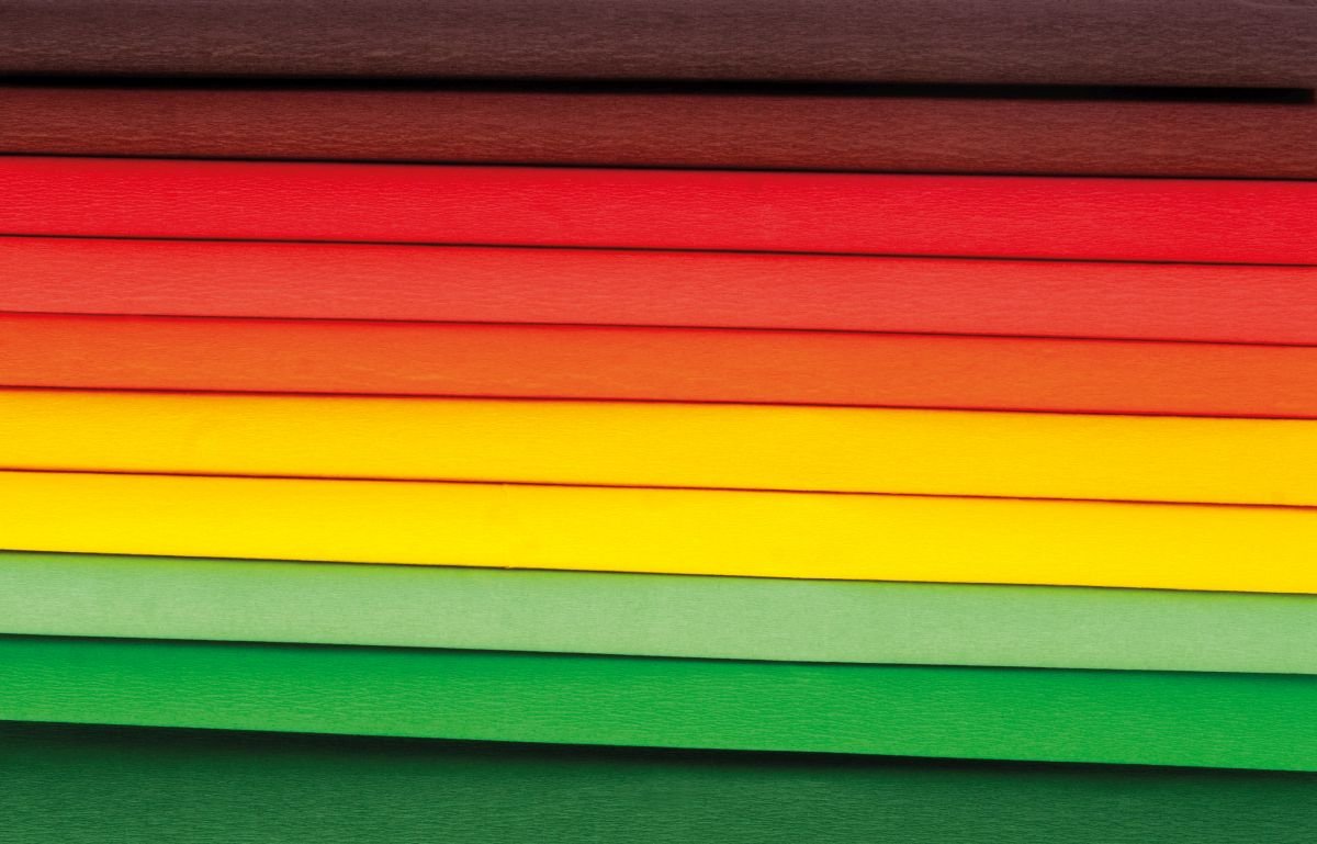GDD Bibuła marszczona 25x200 Jesień mix HAPPY COLOR