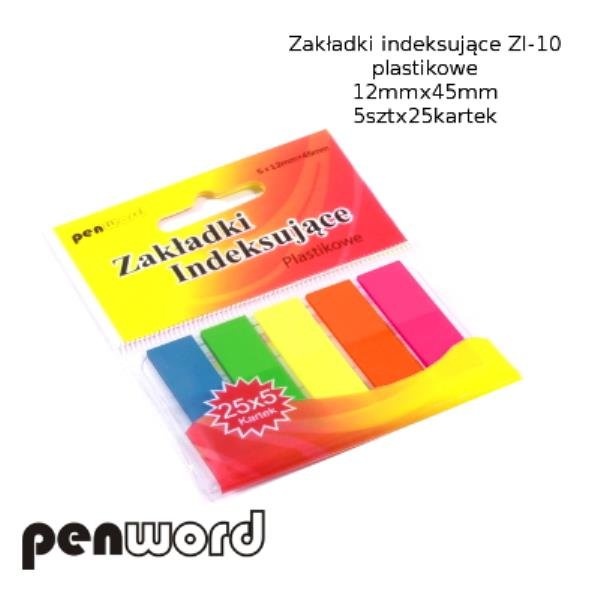 Penword Penword Zakładki indeksujące plastikowe ZI-10 WIKR-1018393