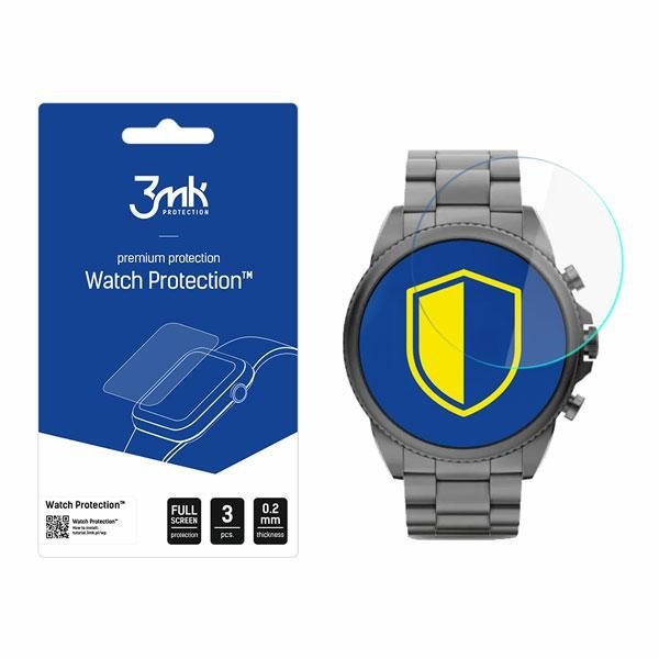 Fossil 6 GEN męski Szkło ochronne 3 szt - 3mk Watch Protection FlexibleGlass Lite RATY | GRATIS WYSYŁKA | GRATIS ZWROT DO  1 ROKU | 100% ORYGINAŁ!!